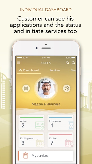 How to cancel & delete GDRFA Dubai from iphone & ipad 1
