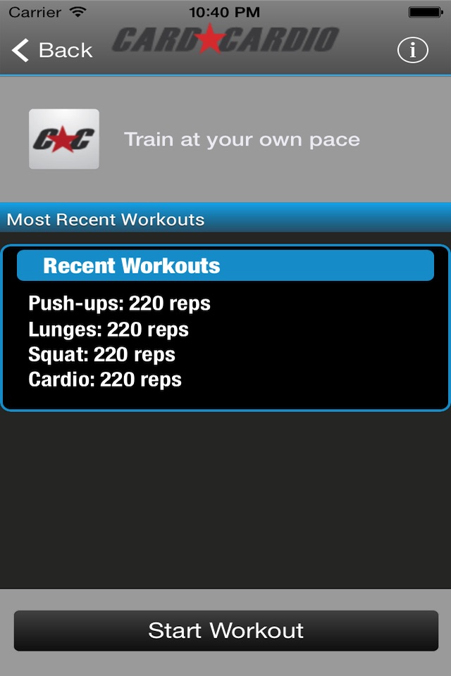 Cardio Cards screenshot 2