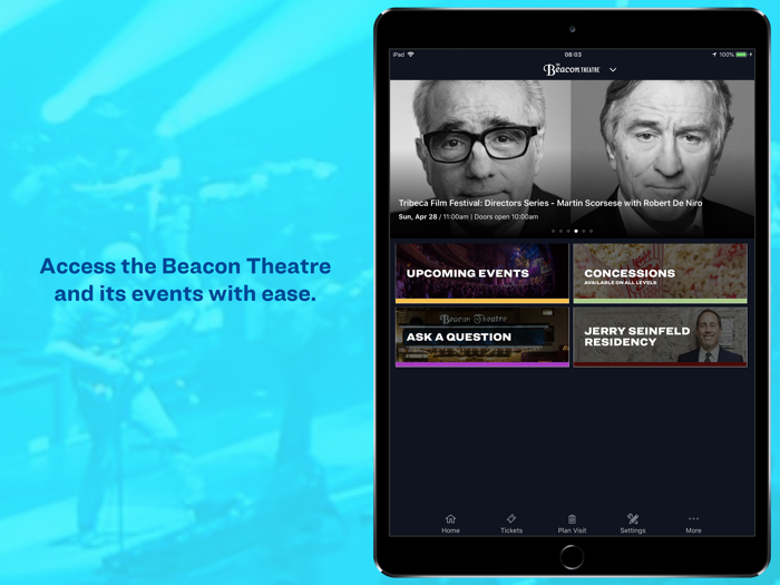 Beacon Theatre, Official App