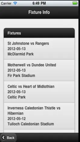 Game screenshot Scottish Football App mod apk