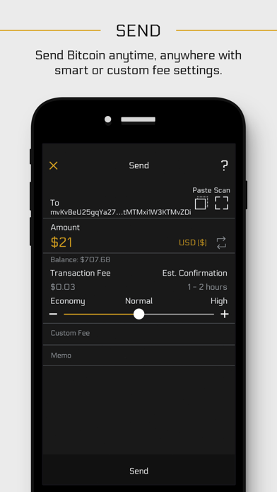 HODL Wallet : Bitcoin Wallet screenshot 3