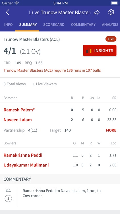 Atlanta Cricket League Scoring screenshot-4