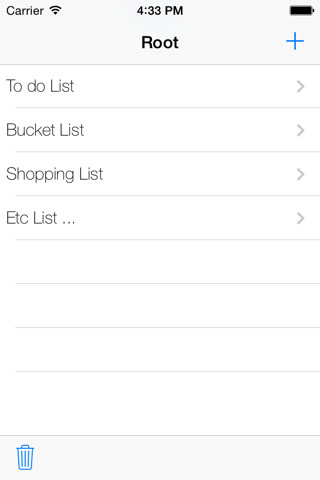 To Do List (BucketList) - náhled