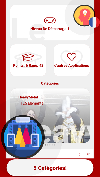 Screenshot #1 pour LE HEAVY METAL & ROCK Quiz