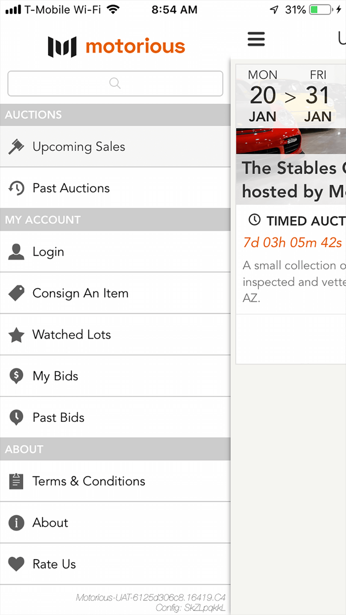 Motorious Online Auctions