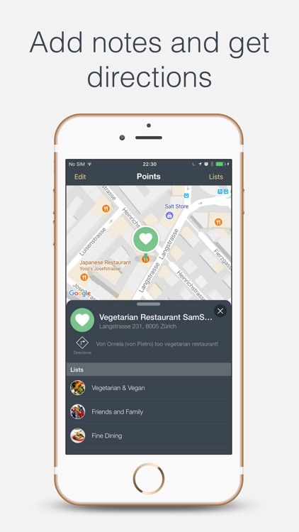 Points, for places that matter