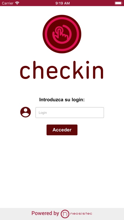 Checkin control de accesos