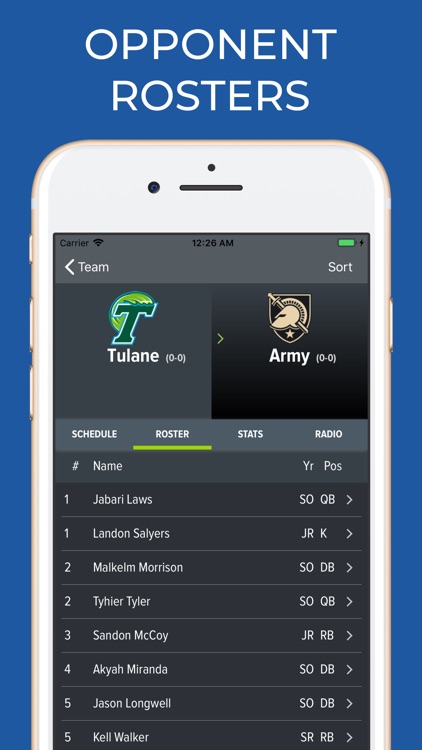 Tulane Football Schedules screenshot-6