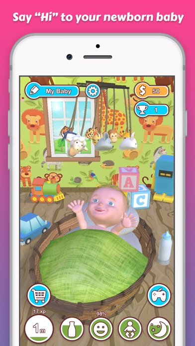 My Growing Baby Virtual Baby By Anton Tonev Ios United States Searchman App Data Information - how long to grow up roblox baby simulator