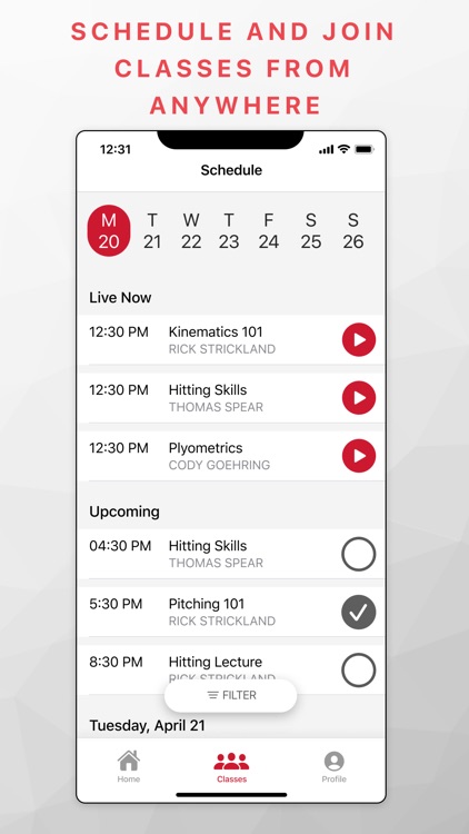 Uplift - Live Sports Training screenshot-3