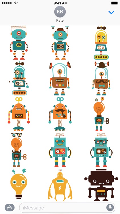 Robot Stickers - Beep Boop
