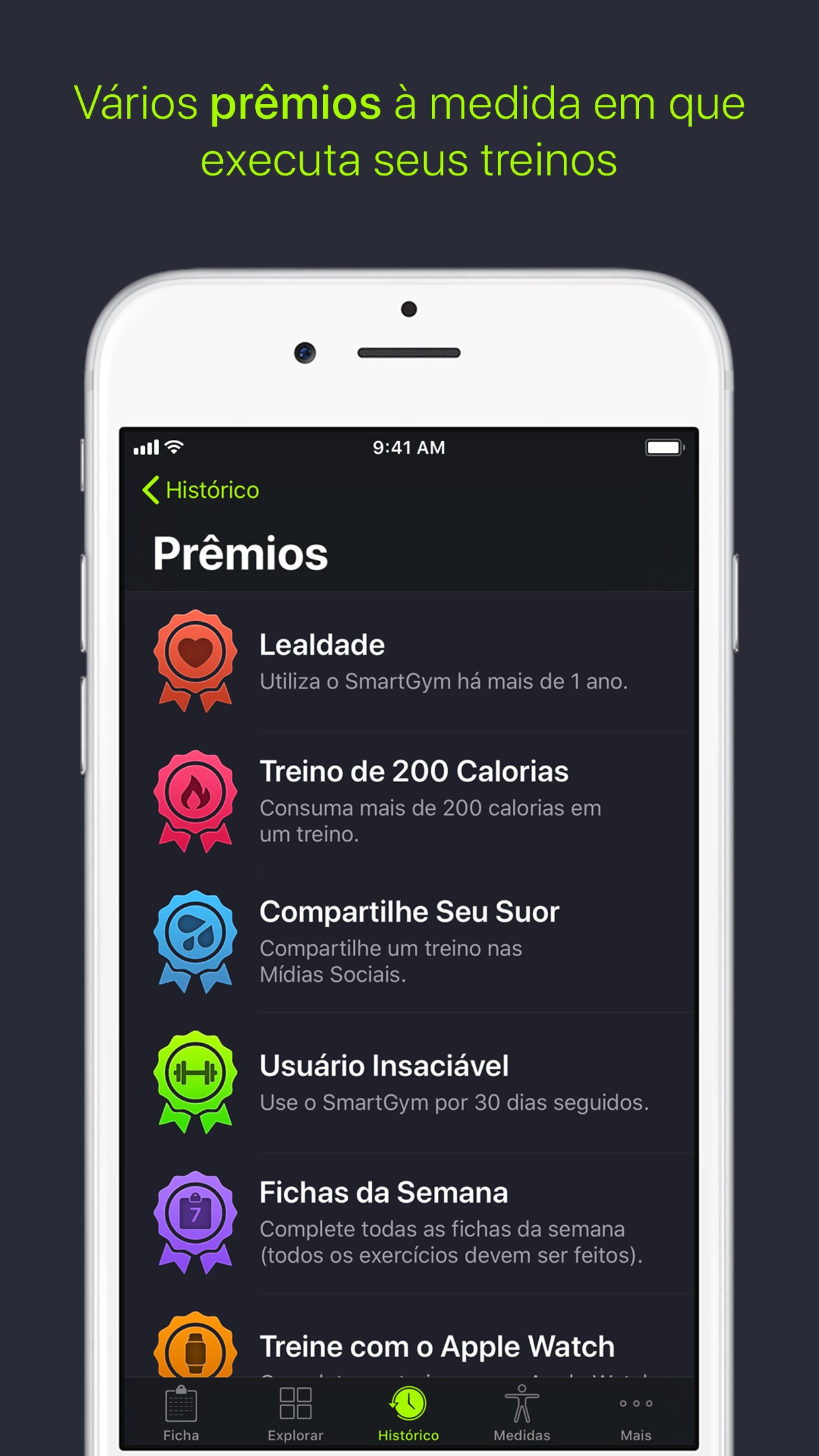 Screenshot do app SmartGym: Gerencie Seu Treino