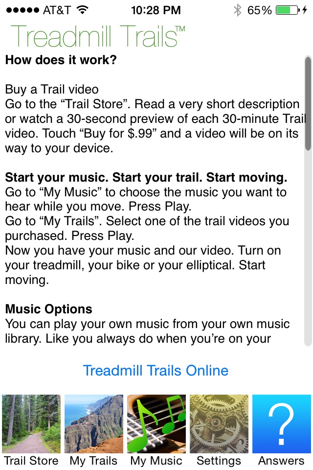 Treadmill Trails screenshot 2