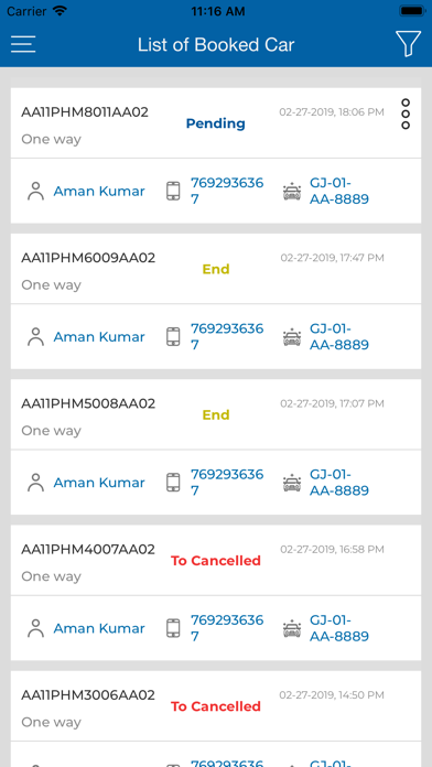 Beep-Global Cab Management App screenshot 3