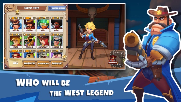 West Legends: 3v3 Team Battle screenshot-0