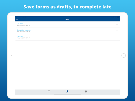 simPRO eForms screenshot 2