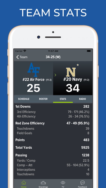 Navy Football Schedules screenshot-4