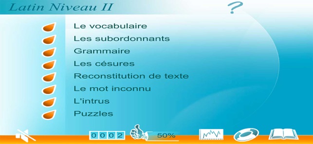 Latin – Niveau 2