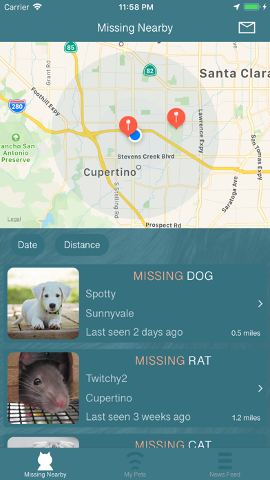 Missing Pet Finder screenshot 2