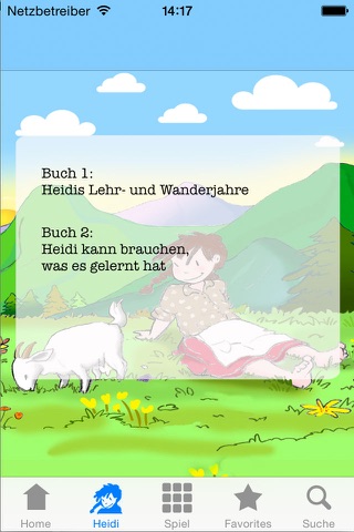 Heidi - Das Kinderbuch + Spiel screenshot 2