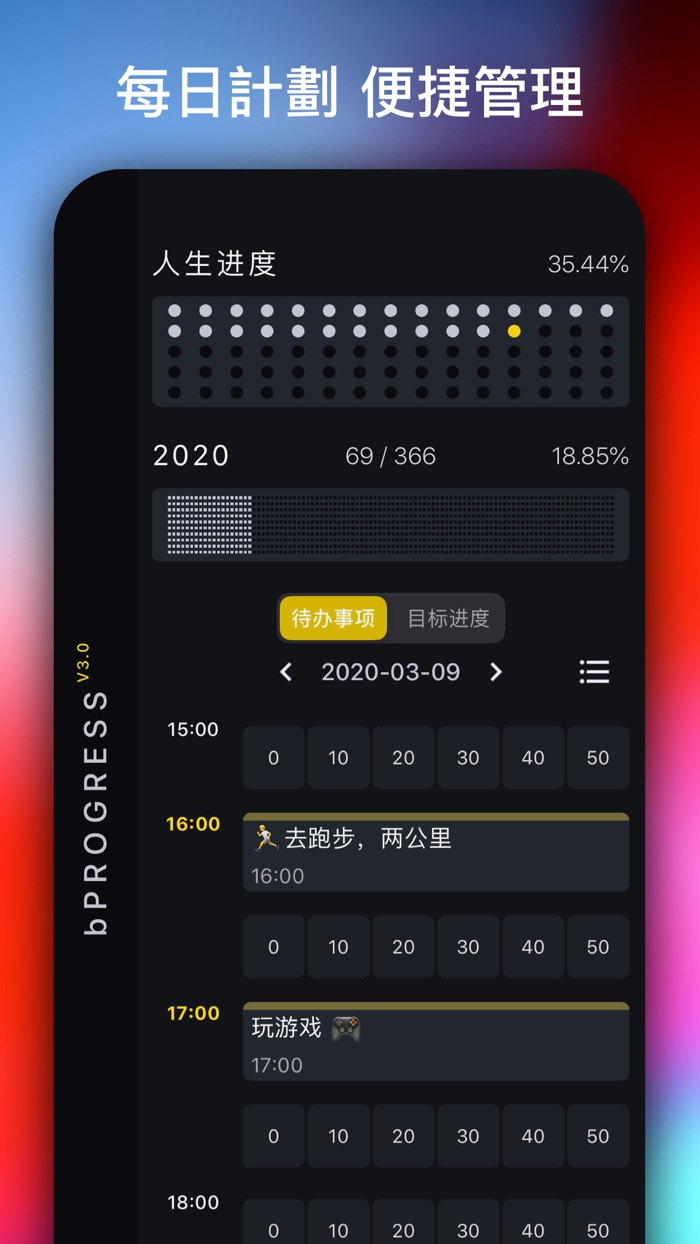 時光進度 - 待辦事項四象限規劃及進度管理