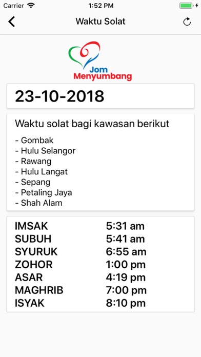 Waktu Solat Hulu Langat Waktu Solat Gombak Hulu Selangor Rawang Hulu Langat Sepang Petaling Dan Shah Alam 2021 Imsak Onebluez