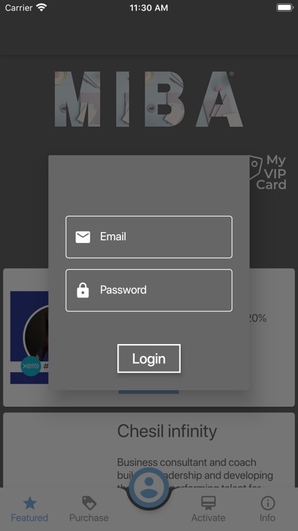 MIBA Card