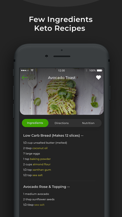 Keto Diet App- Recipes Planner screenshot 4