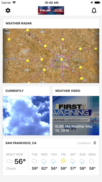 KLBK First Warning Weather
