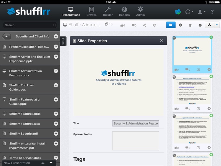 Shufflrr - Presentation Mgmt