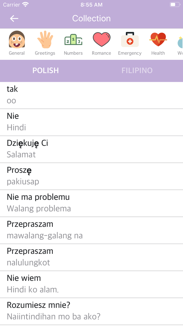 Polish Filipino Dictionary