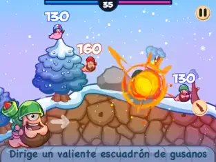 Captura 2 Worms Fight: Juego De Gusano iphone