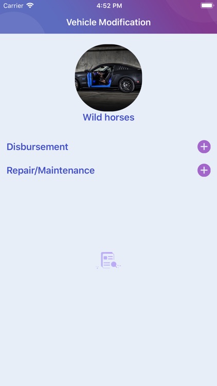 Vehicle modification - Holding