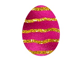 Easter Eggs - Foil and Glitter