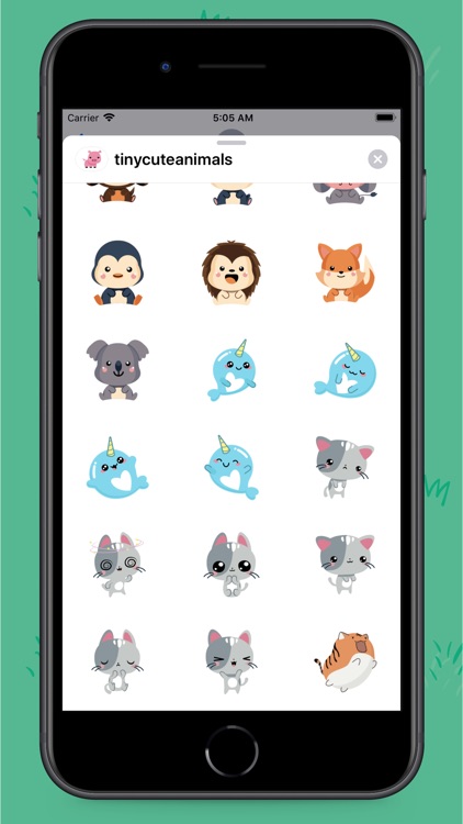 Tiny Animals Stickers