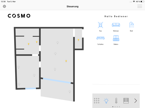 COSMO – Haussteuerung screenshot 2