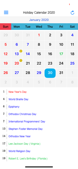 US Holiday Calendar(圖5)-速報App