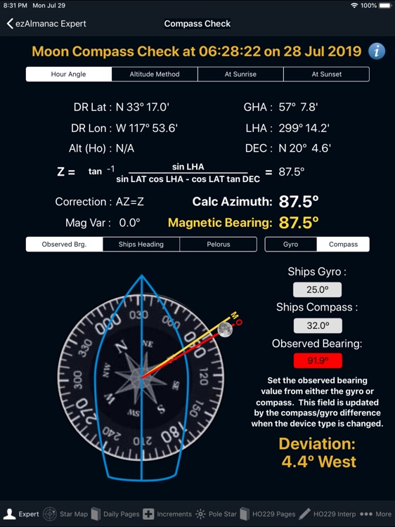 ezAlmanac Celestial Navigation screenshot-5