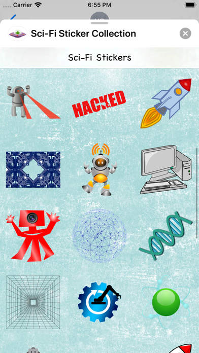 Sci-Fi Sticker Collection screenshot 2
