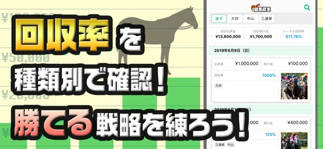 競馬収支 管理アプリ をapp Storeで