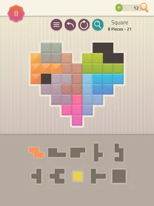 Screenshot 3 Polygrams - Tangram Puzzles iphone