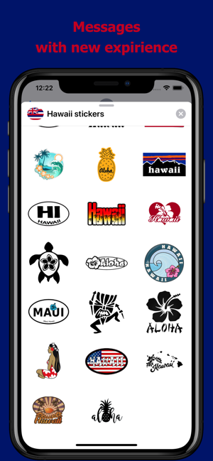 Hawaii emojis - USA stickers(圖3)-速報App