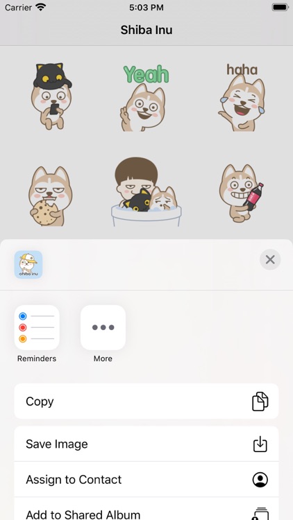 Stickers for Shiba Inu