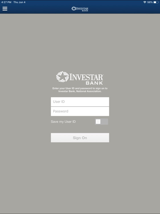 Investar Bank for iPad