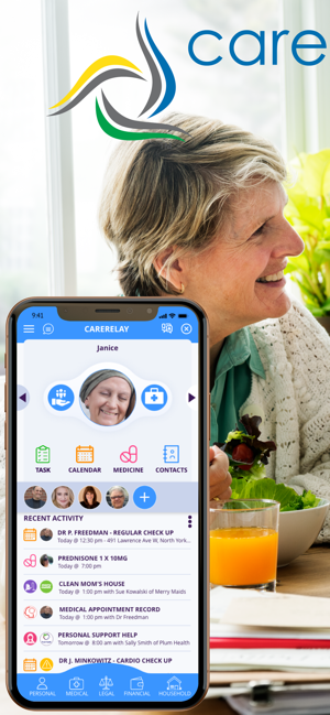 CareRelay Caregiving Manager(圖1)-速報App