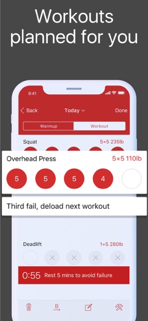 Stronglifts 5x5 Weight Lifting(圖4)-速報App