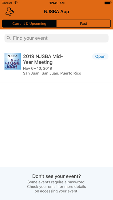 NJSBA Event App screenshot 2