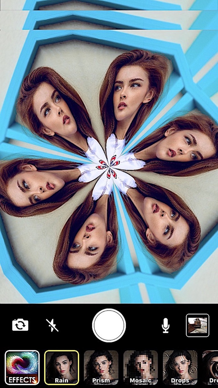 Glitchy Psychedelic Camera VHS