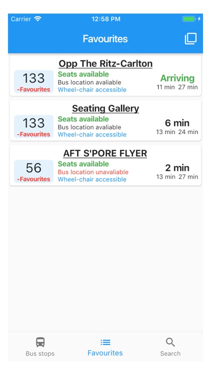 SG Bus App