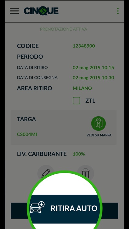 Cinque car sharing